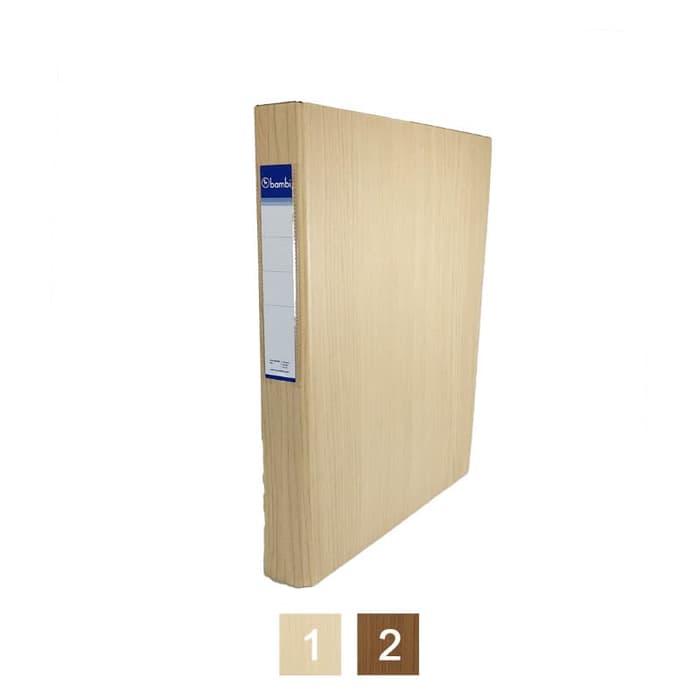 Bambifiles Menjual produk Bambi DType Ring Binder 2021 FC Cream Wood