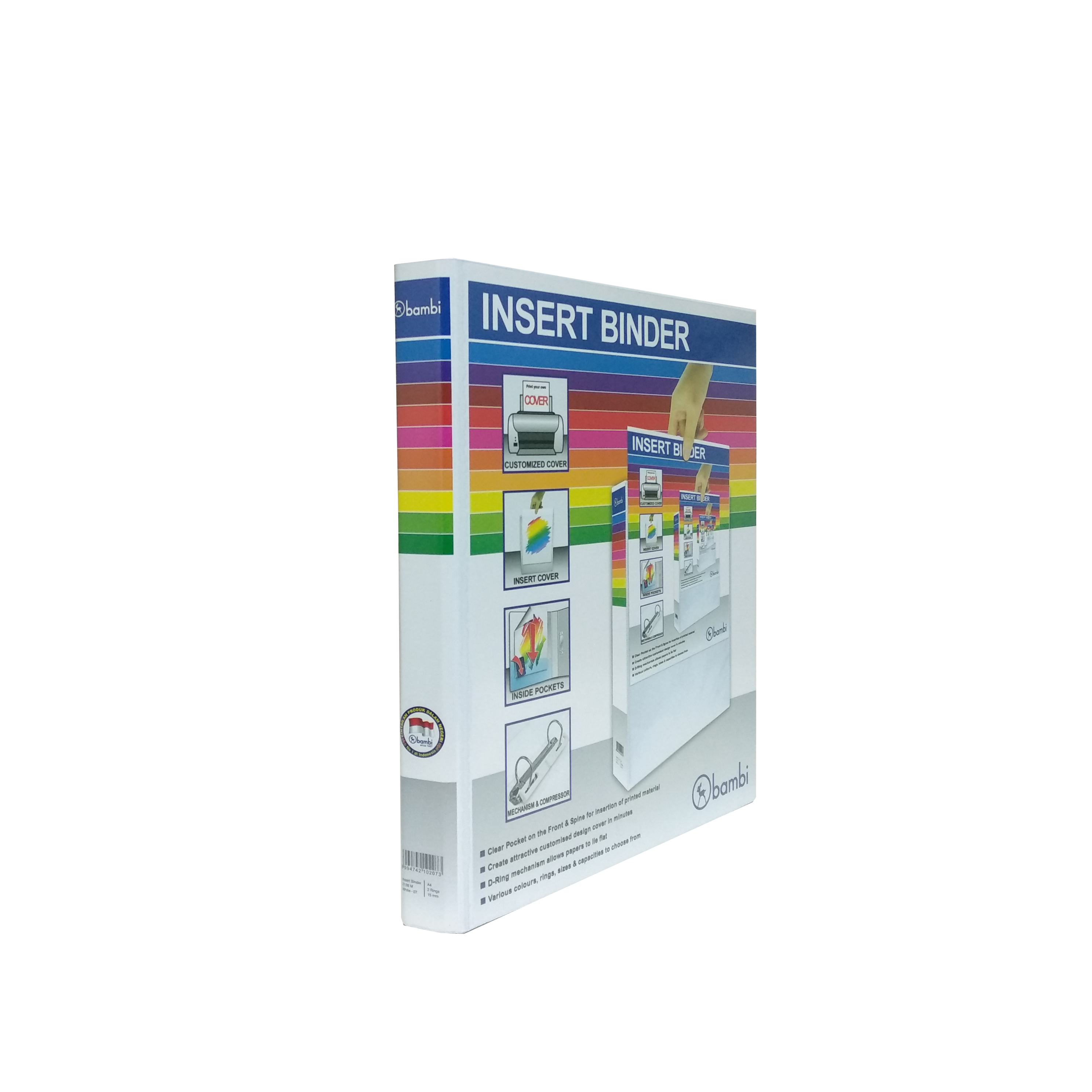 Bambifiles - Menjual produk 2126M - Bambi Insert Binder 2D Mica Overlay